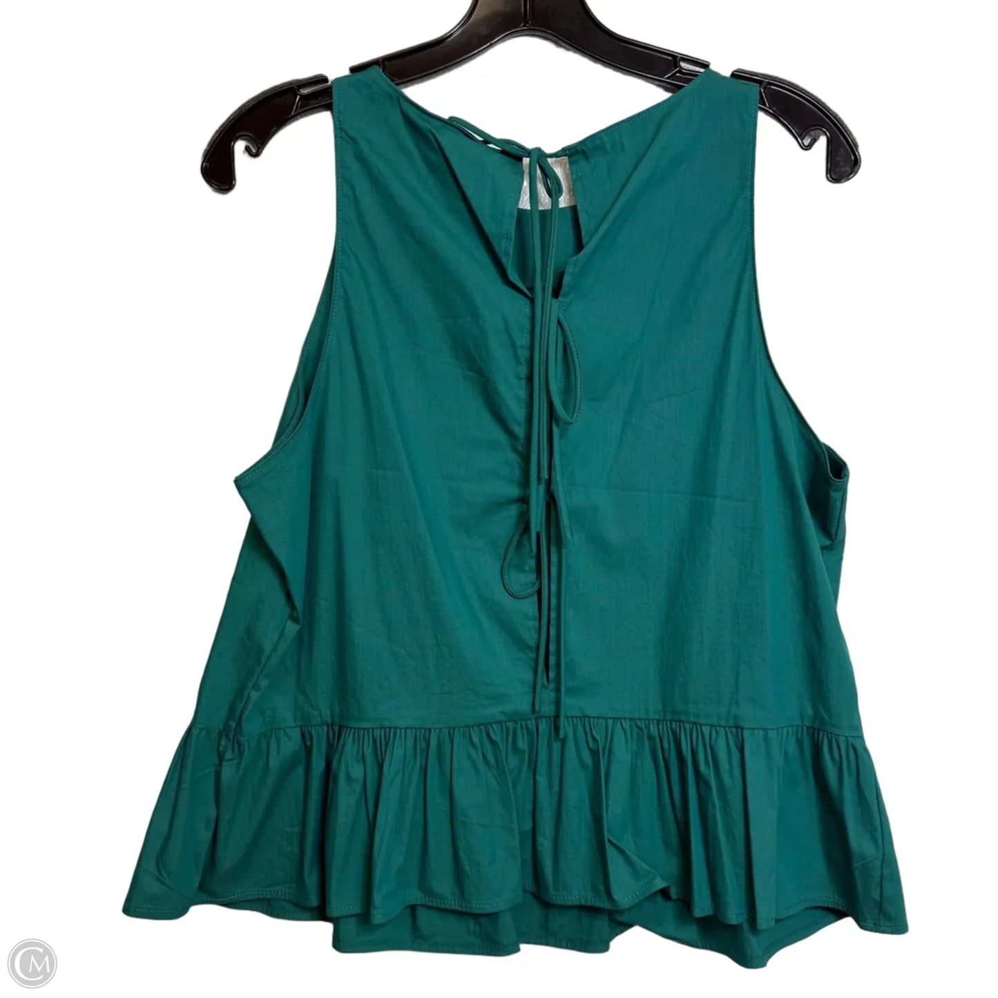 Top Sleeveless By Mng In Teal, Size: 8