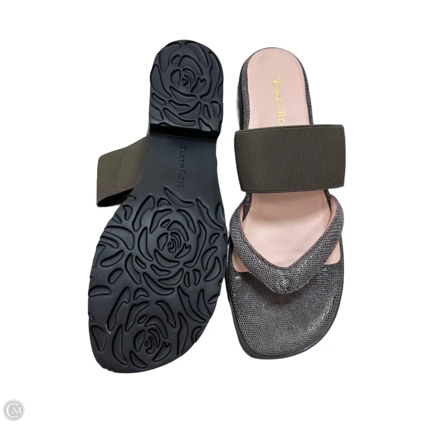 Sandals Flip Flops By Taryn Rose In Brown, Size: 7.5