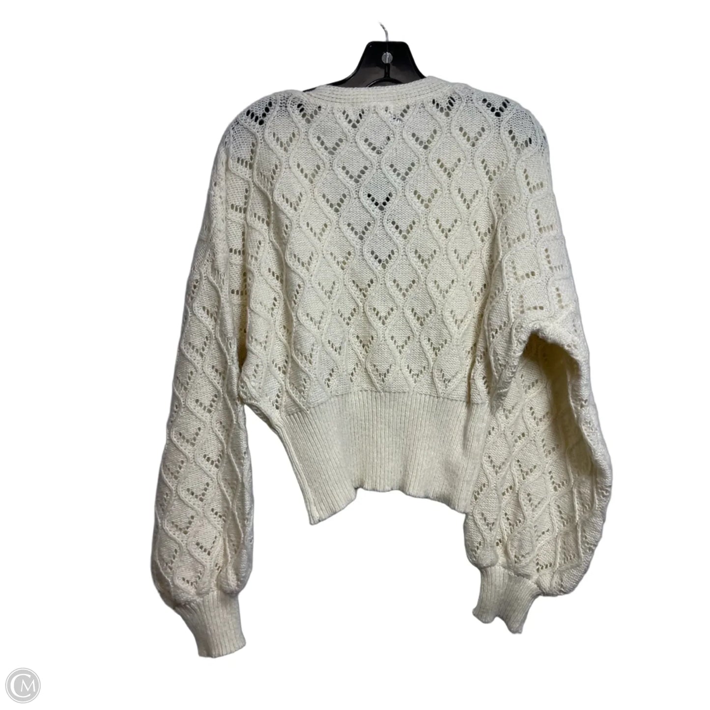 Cardigan By Hyfve In Ivory, Size: S