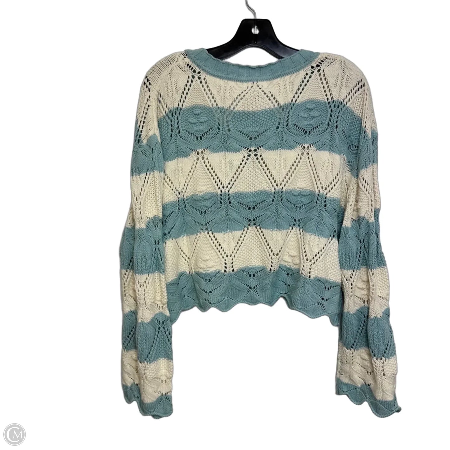 Sweater By Originality In Blue, Size: M