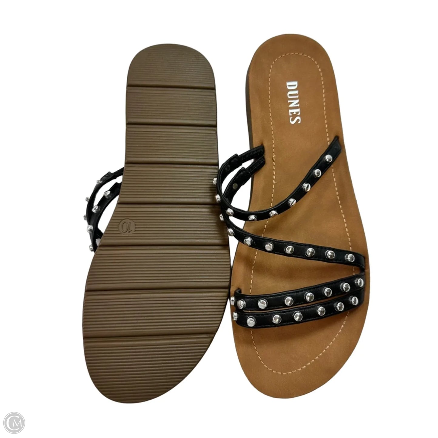 Sandals Flats By Cmf In Black, Size: 10