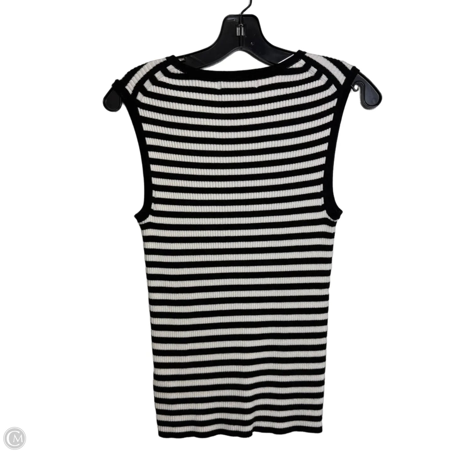 Top Sleeveless By Truth In Striped Pattern, Size: S