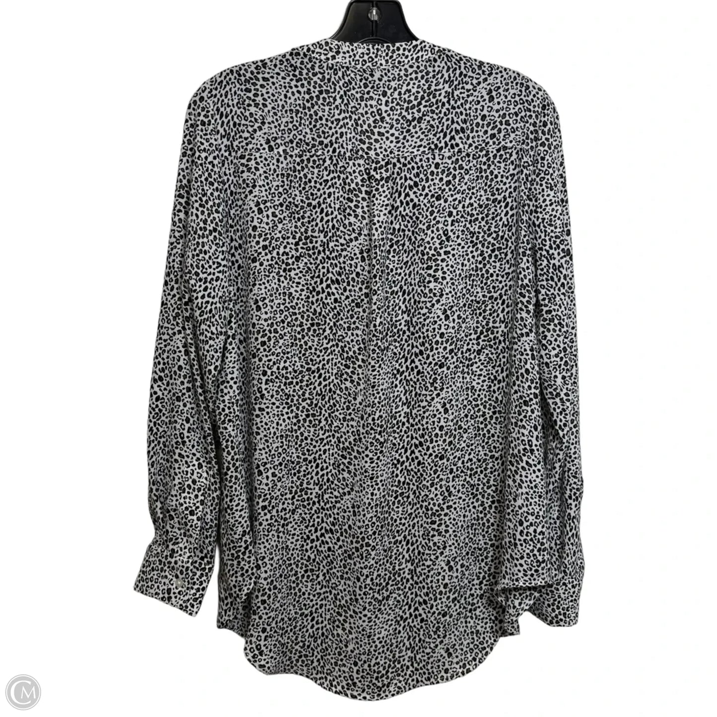 Top Long Sleeve By Ana In Animal Print, Size: M