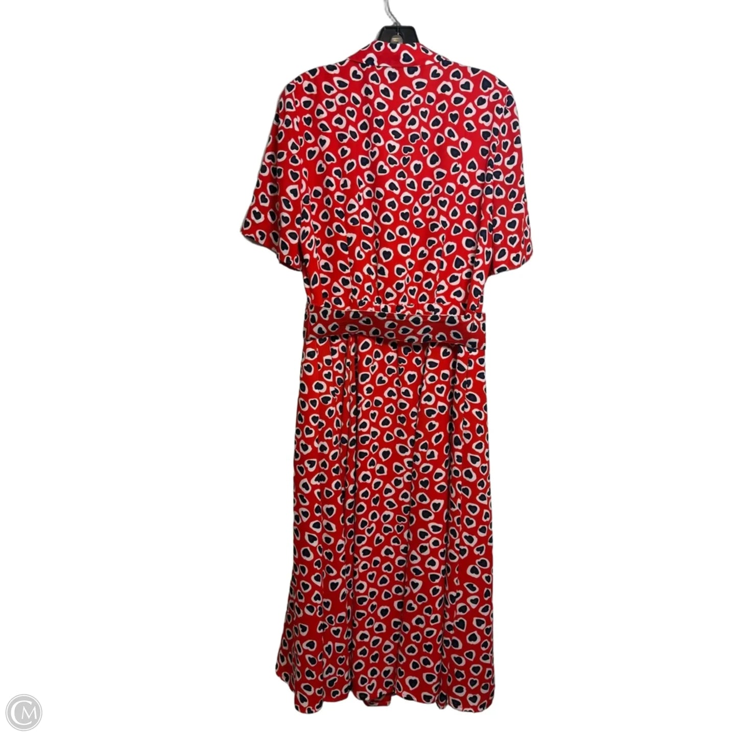 Dress Casual Midi By J. Crew In Red, Size: 8