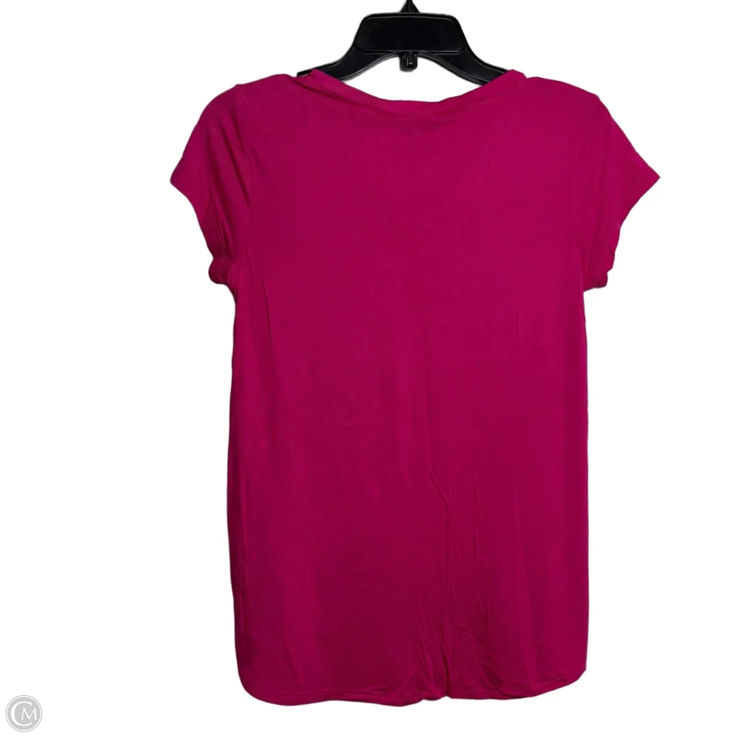 Top Short Sleeve Basic By Cable And Gauge In Pink, Size: S