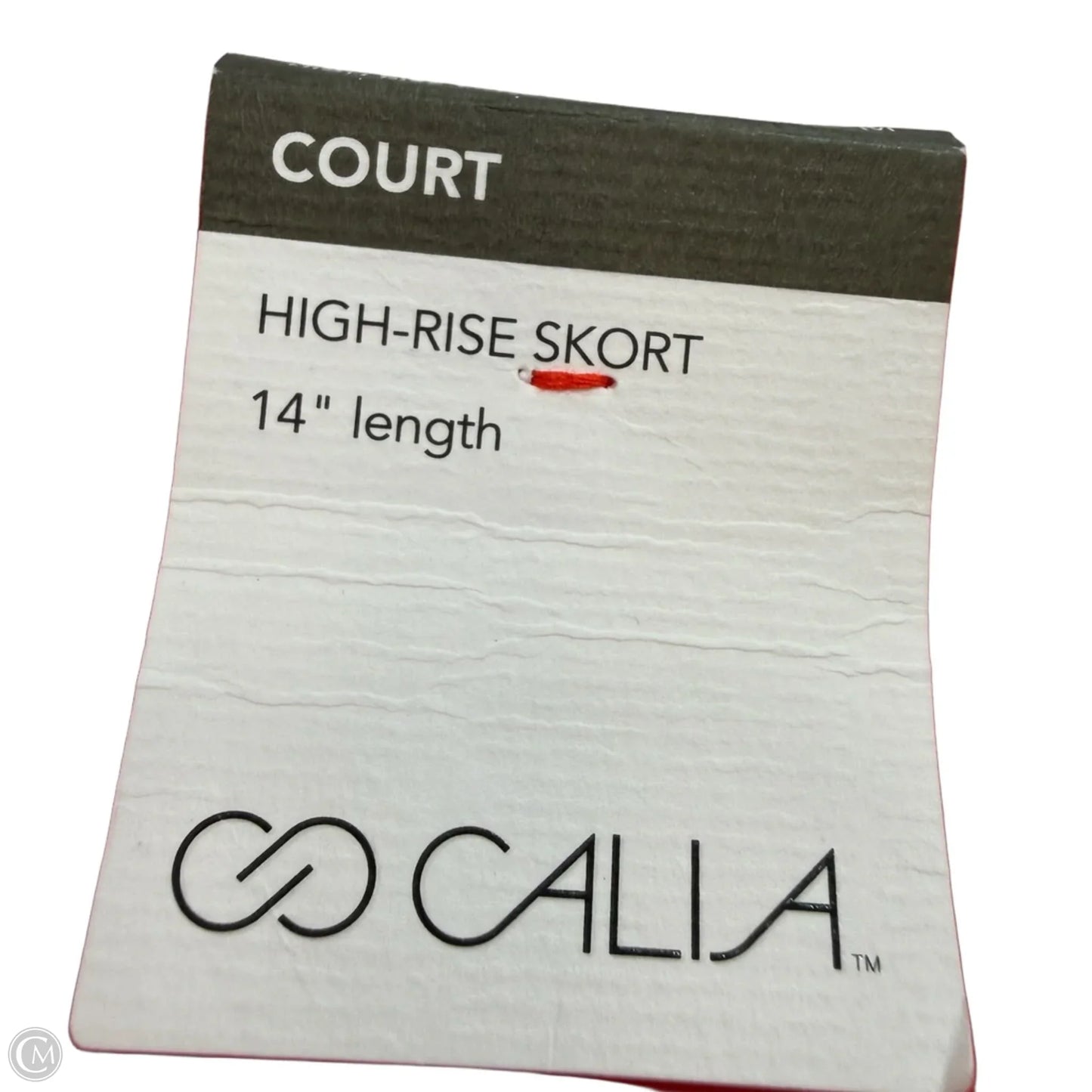 Athletic Skort By Calia In Red, Size: M