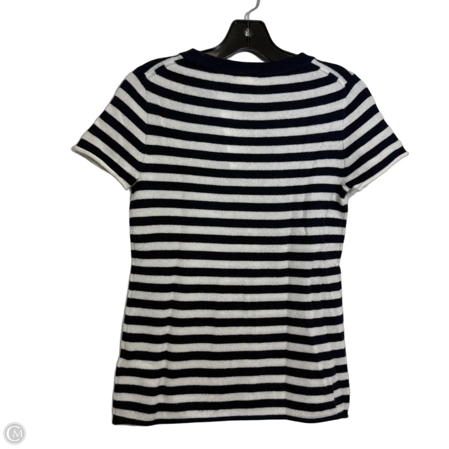Sweater Short Sleeve By J. Crew In Striped Pattern, Size: S