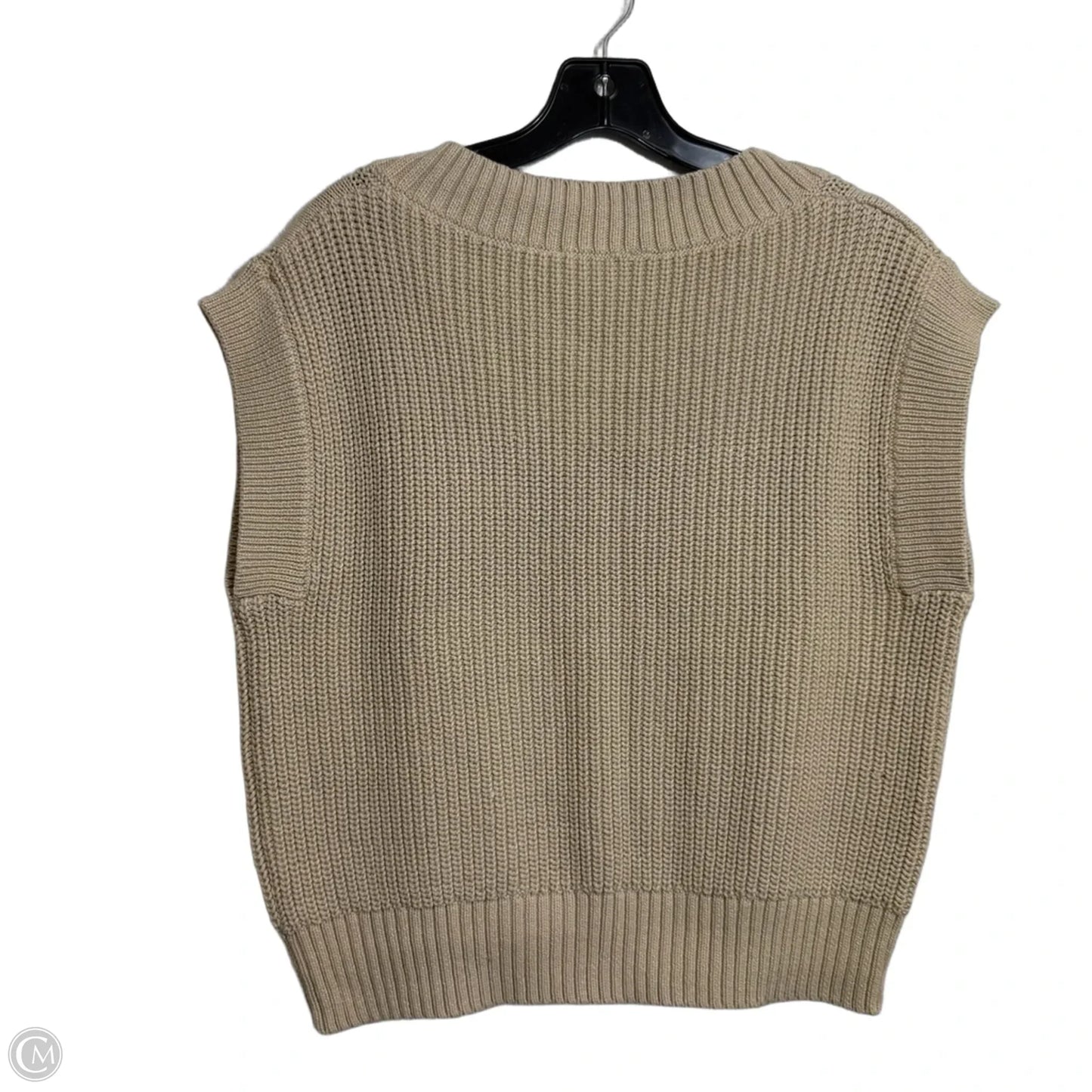 Vest Other By Express In Tan, Size: Xs