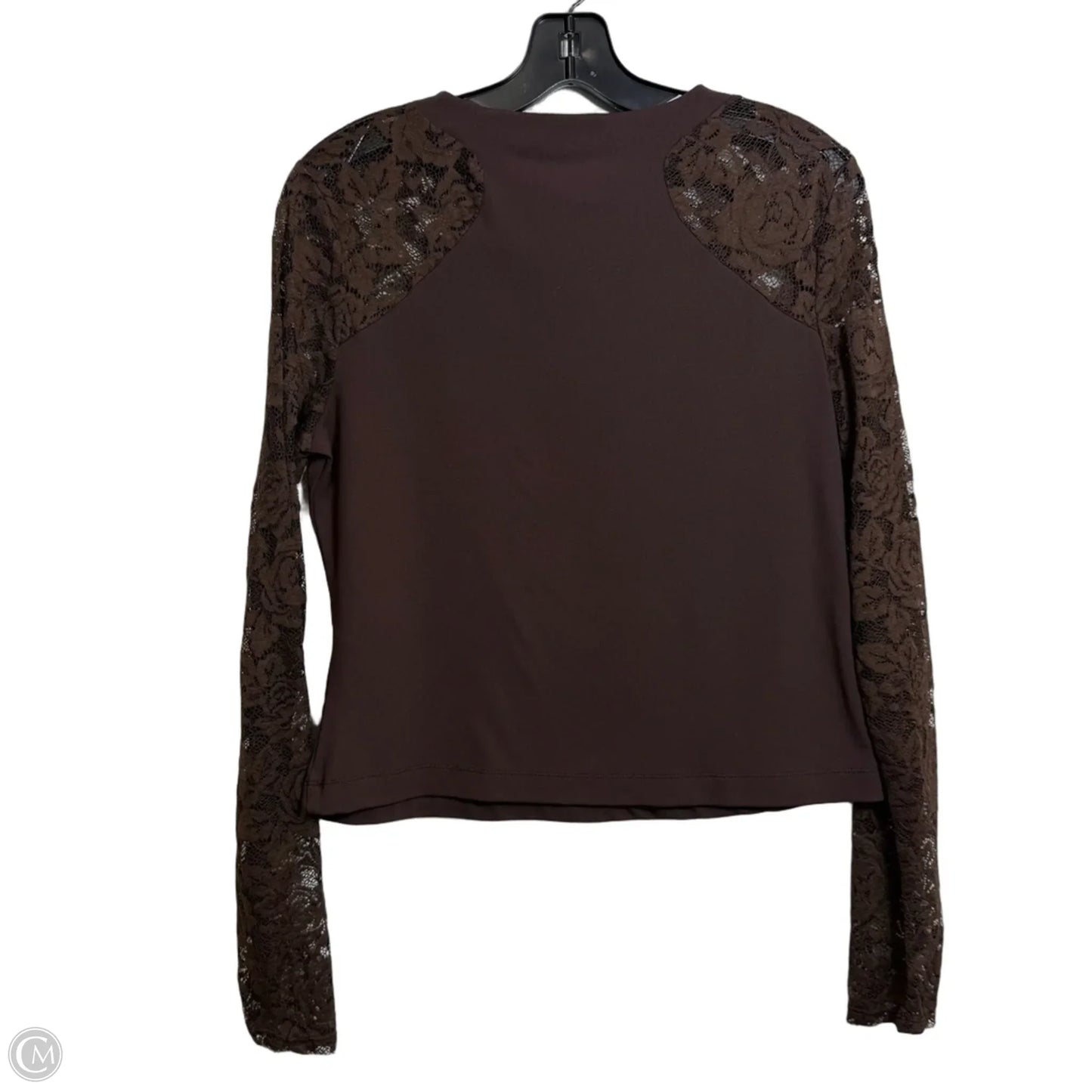 Top Long Sleeve By Free People In Brown, Size: L
