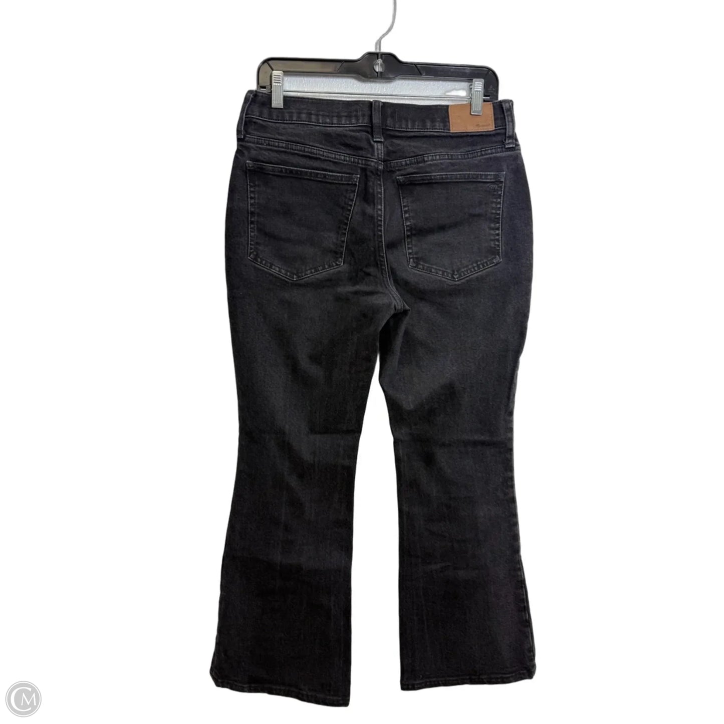 Jeans Flared By Madewell In Black Denim, Size: 6p