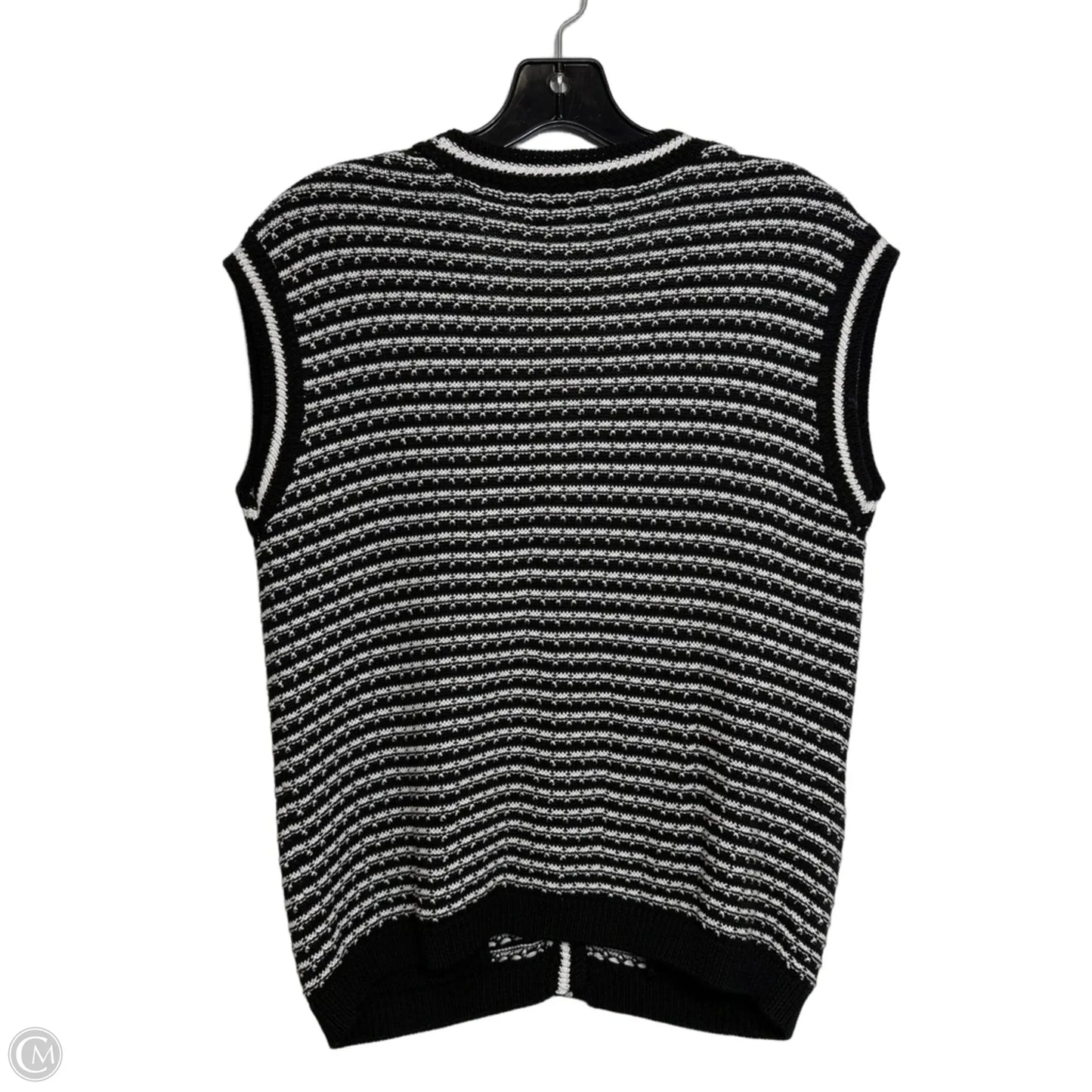Vest Other By Evereve In Black & White, Size: S