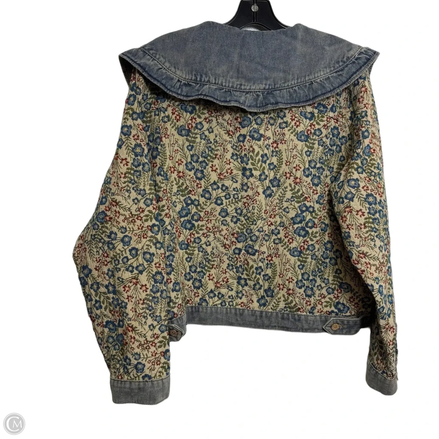 Jacket Denim By Cme In Blue Denim, Size: Xl
