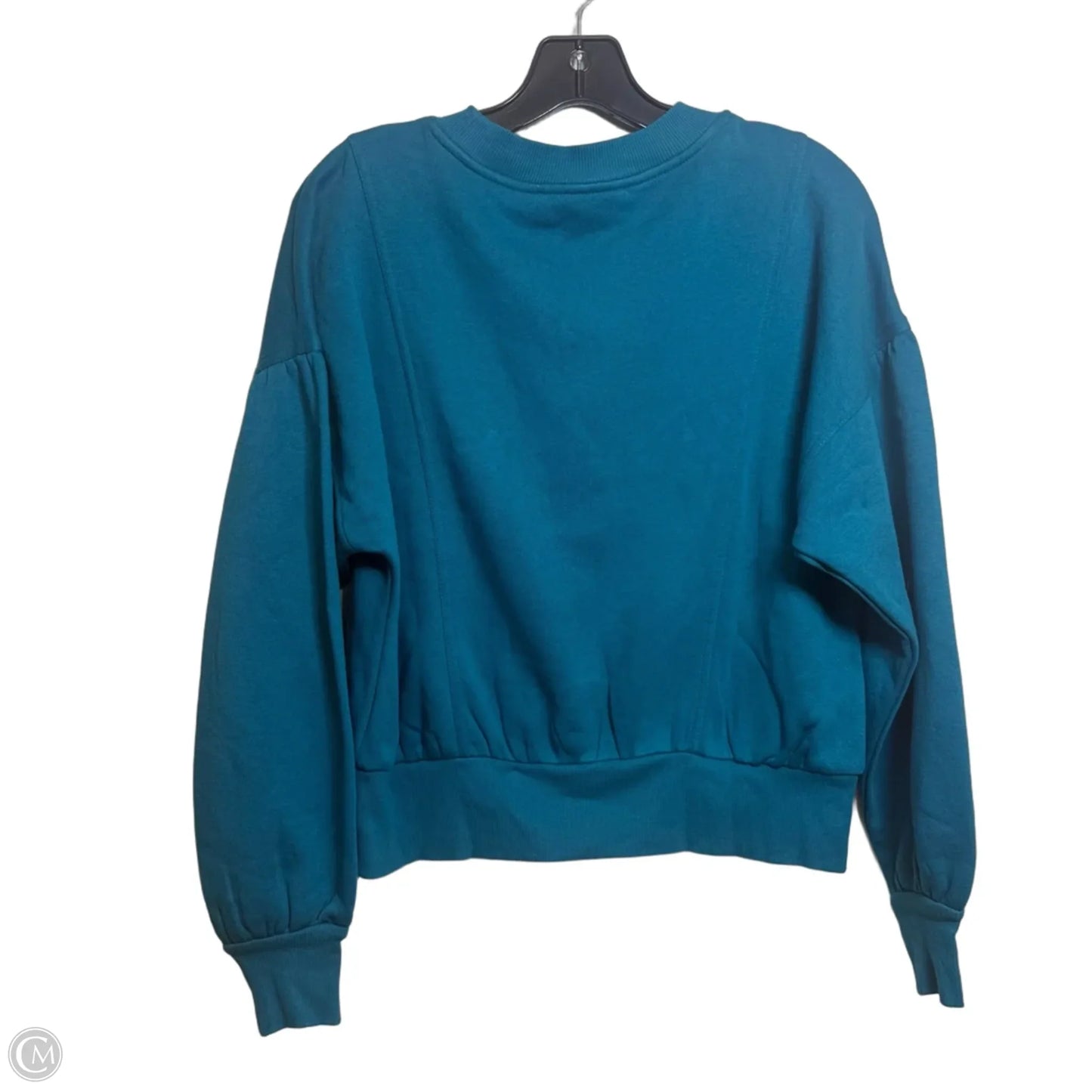 Sweatshirt Crewneck By Loft In Teal, Size: S