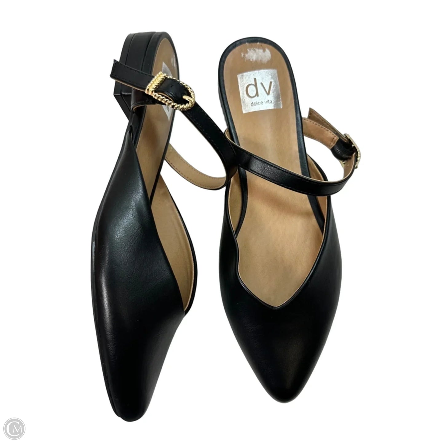 Shoes Flats By Dv In Black, Size: 9