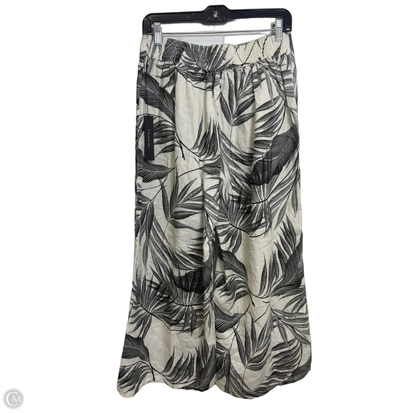 Pants Linen By Tahari In White, Size: M
