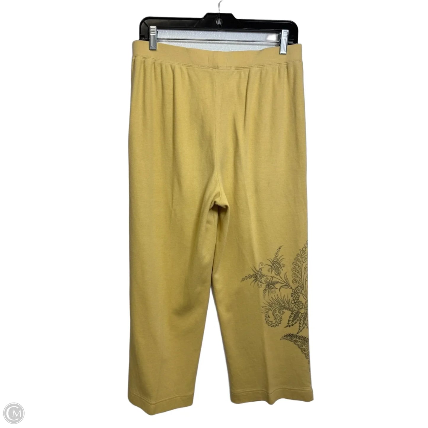 Pants Lounge By Chicos In Yellow, Size: M