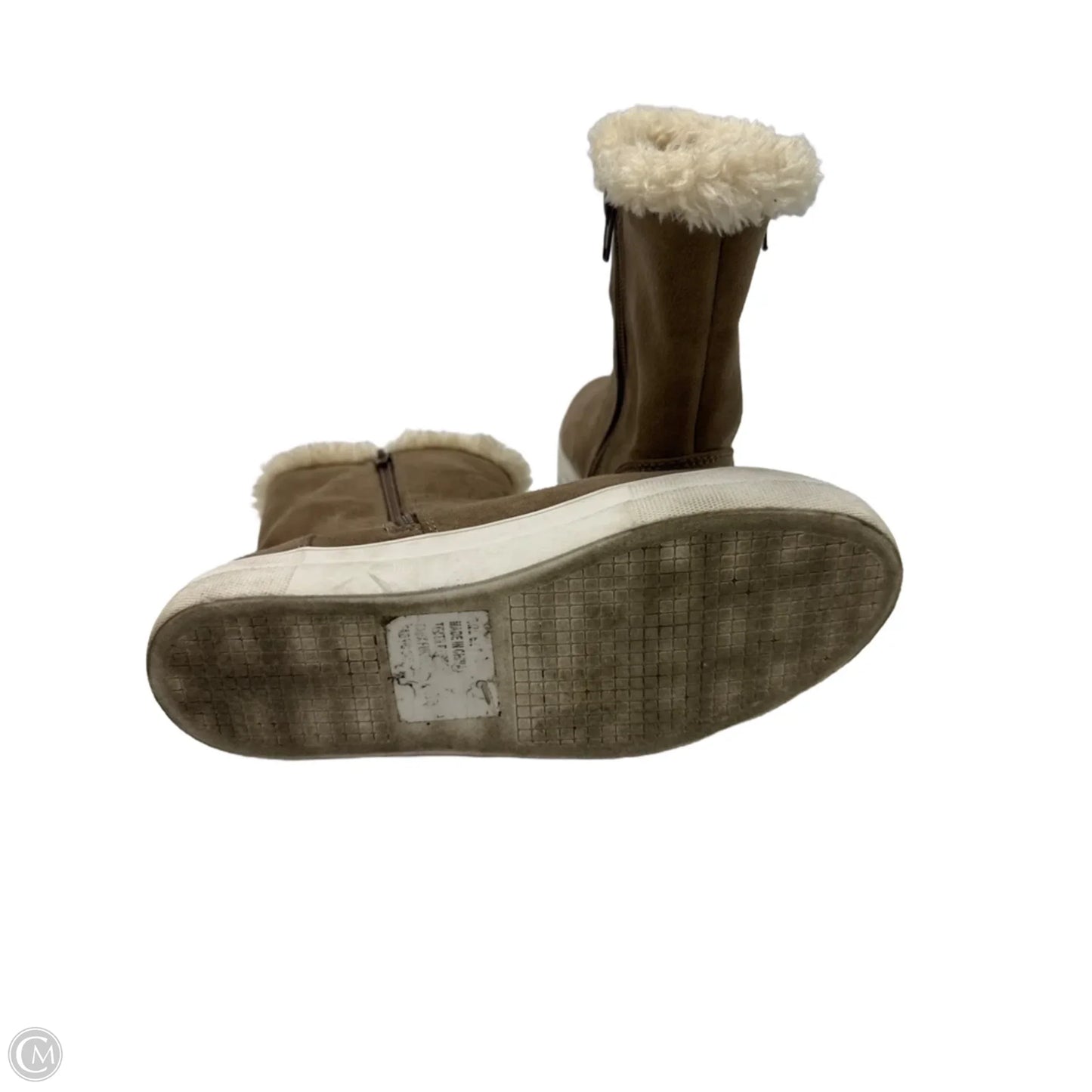 Boots Ankle Flats By Mia In Beige, Size: 7