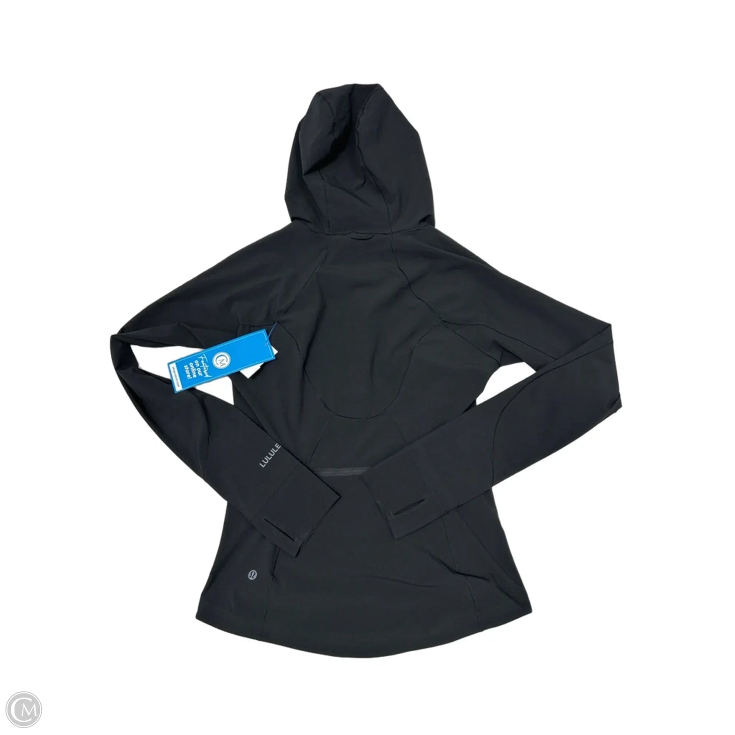 Athletic Jacket By Lululemon In Black, Size: S