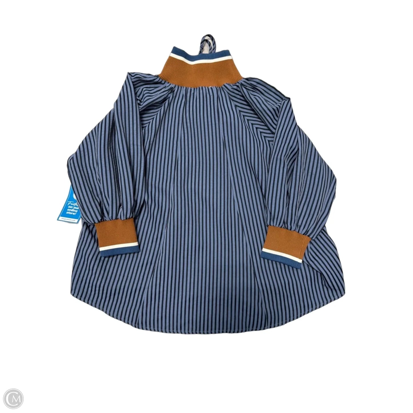 New! Top Long Sleeve By She + Sky In Striped Pattern, Size: S