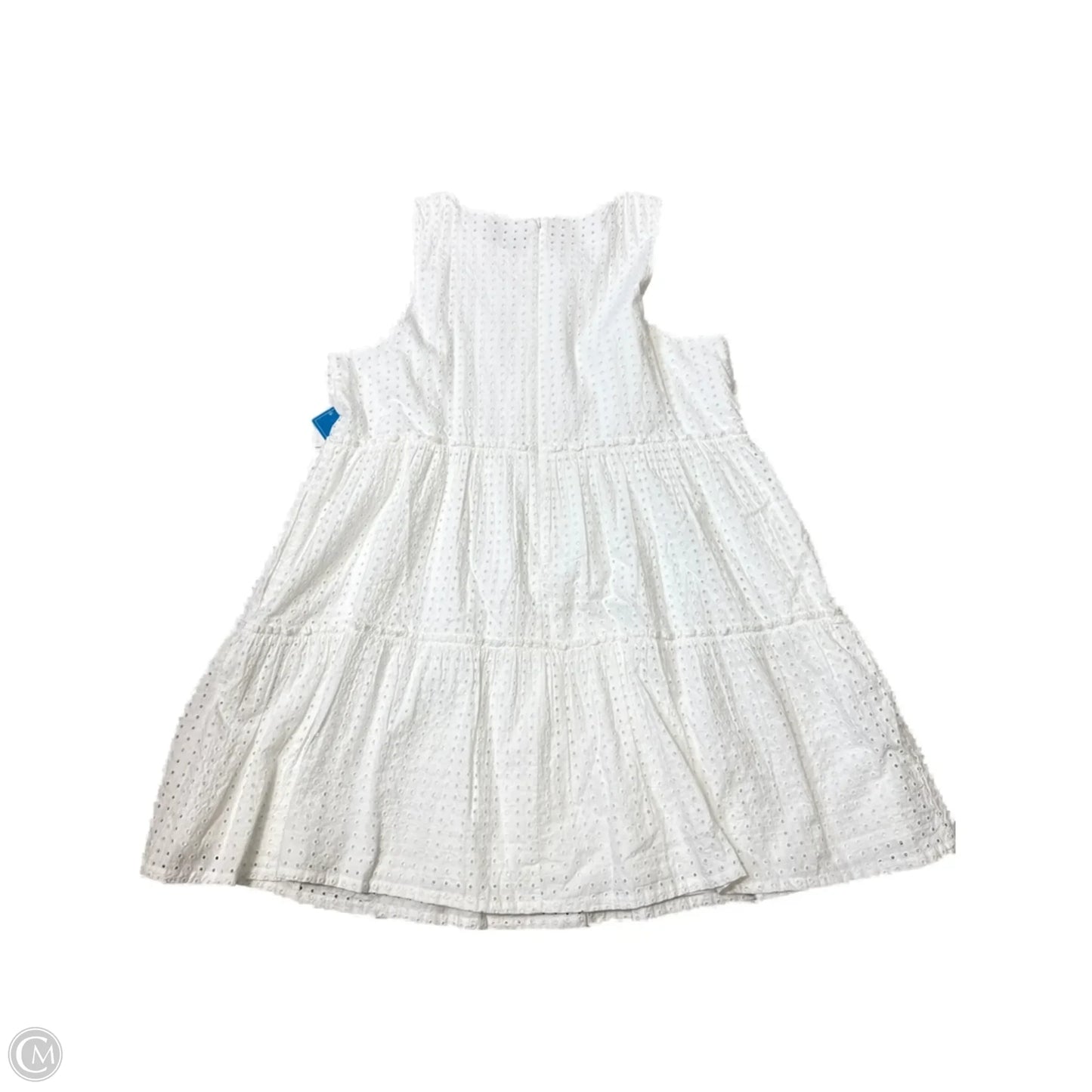 Dress By Lands End In White, Size: Xl