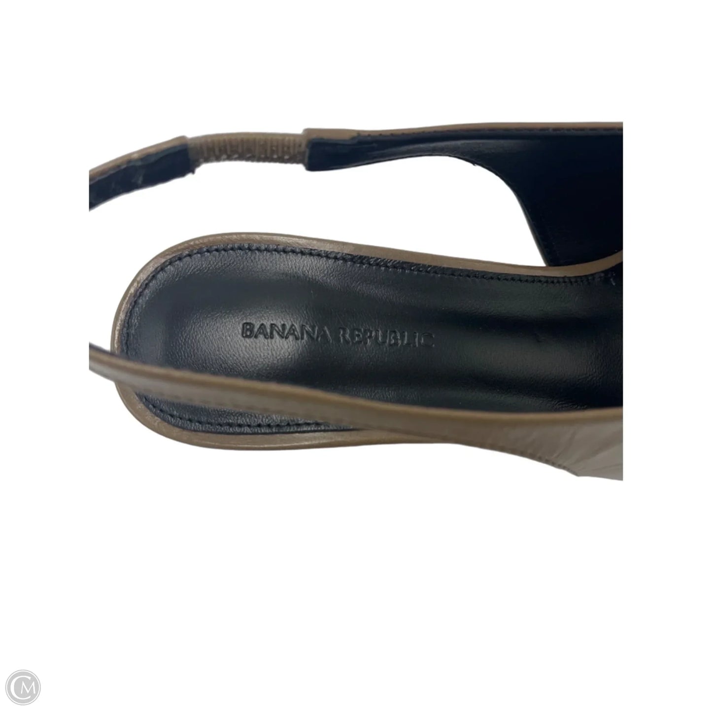 Like New! Shoes Heels Kitten By Banana Republic In Brown, Size: 6