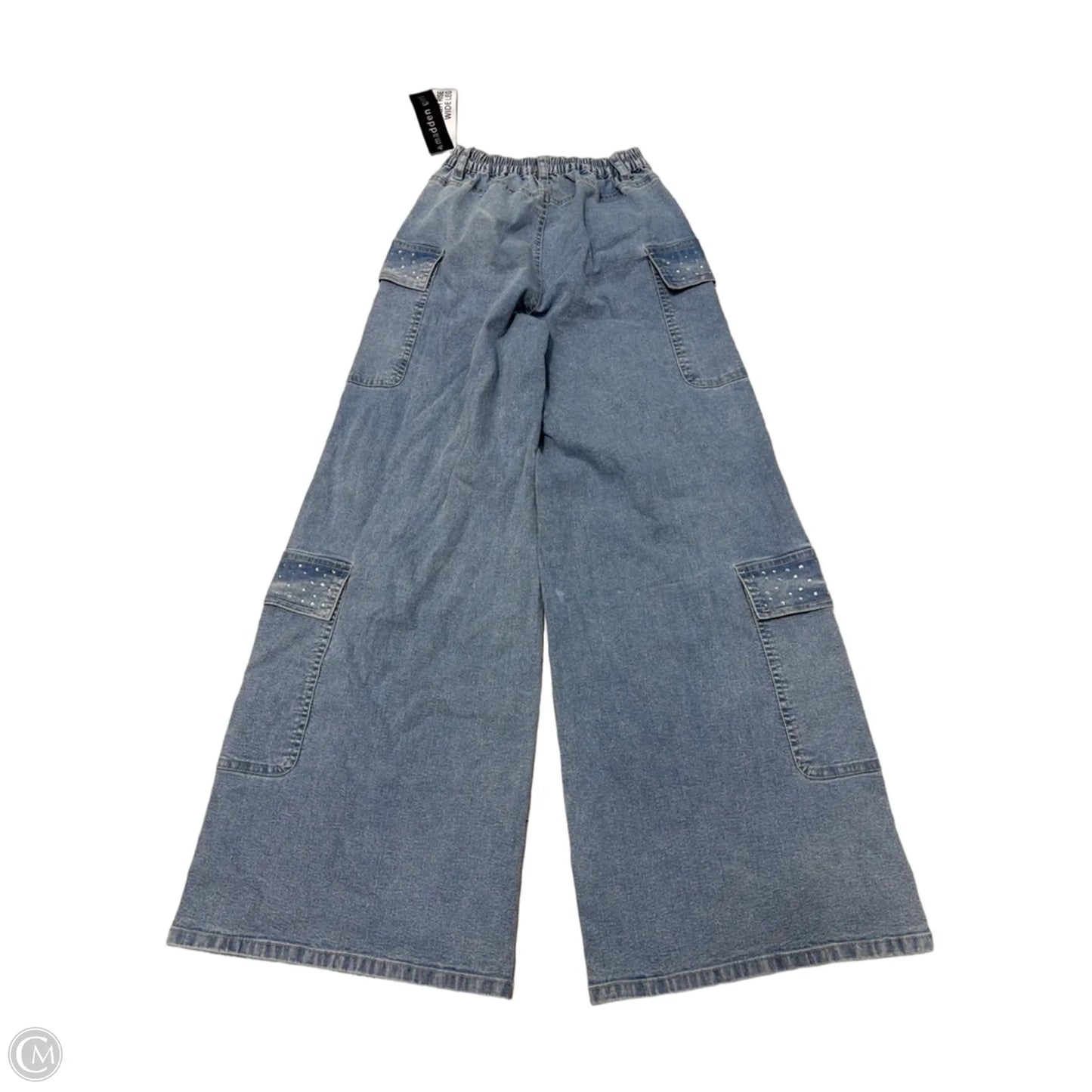 New! Jeans Wide Leg By Madden Girl In Blue, Size: S