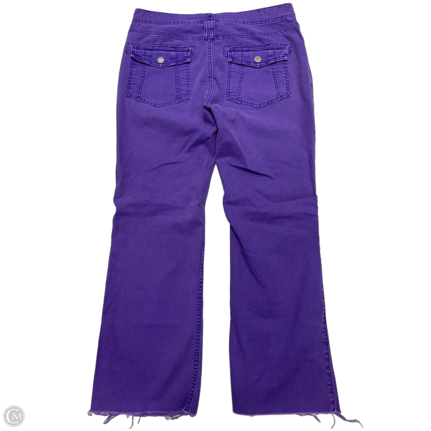 Pants Cropped By Pilcro In Purple, Size: 6