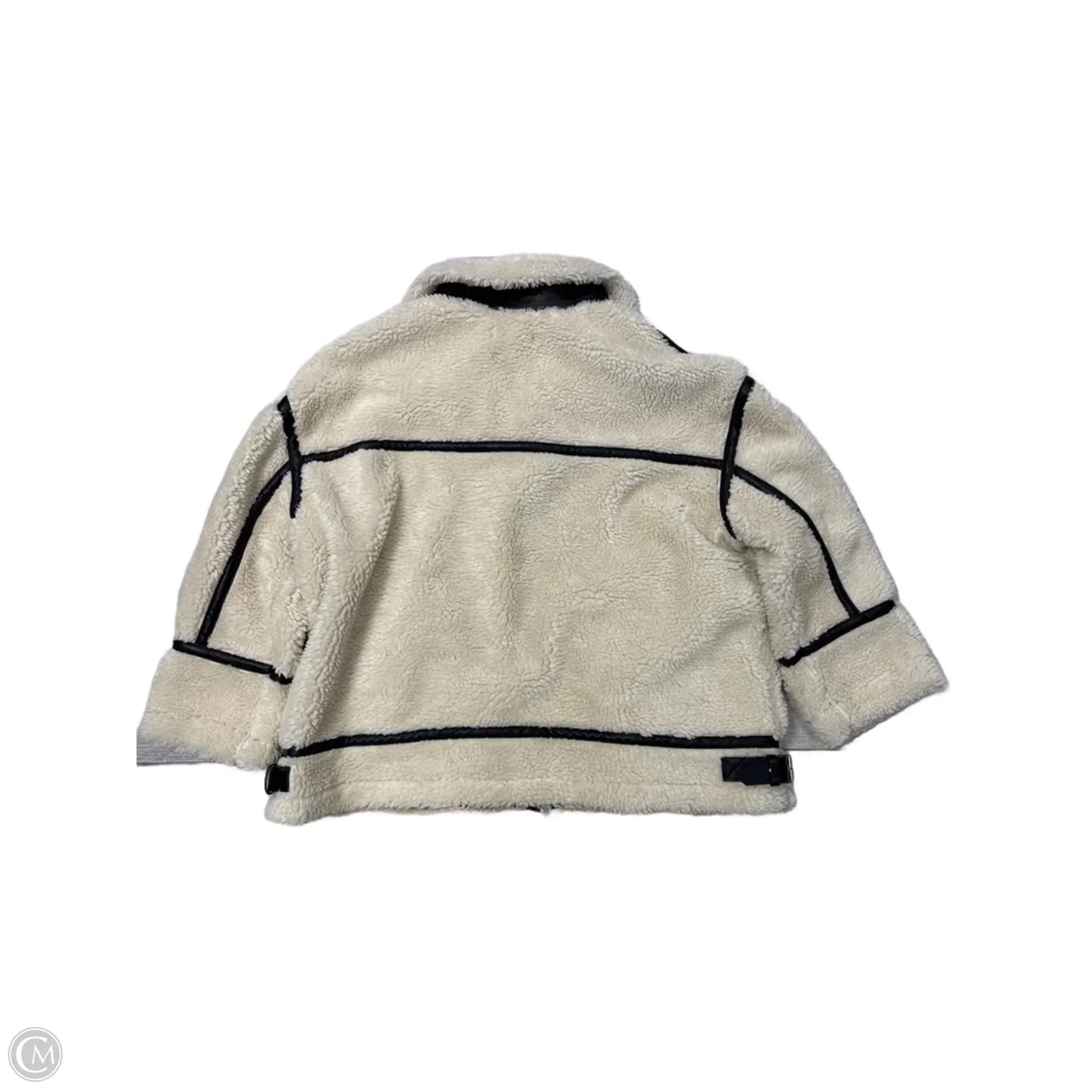 Coat Faux Fur & Sherpa By And Now This In Cream, Size: 2x