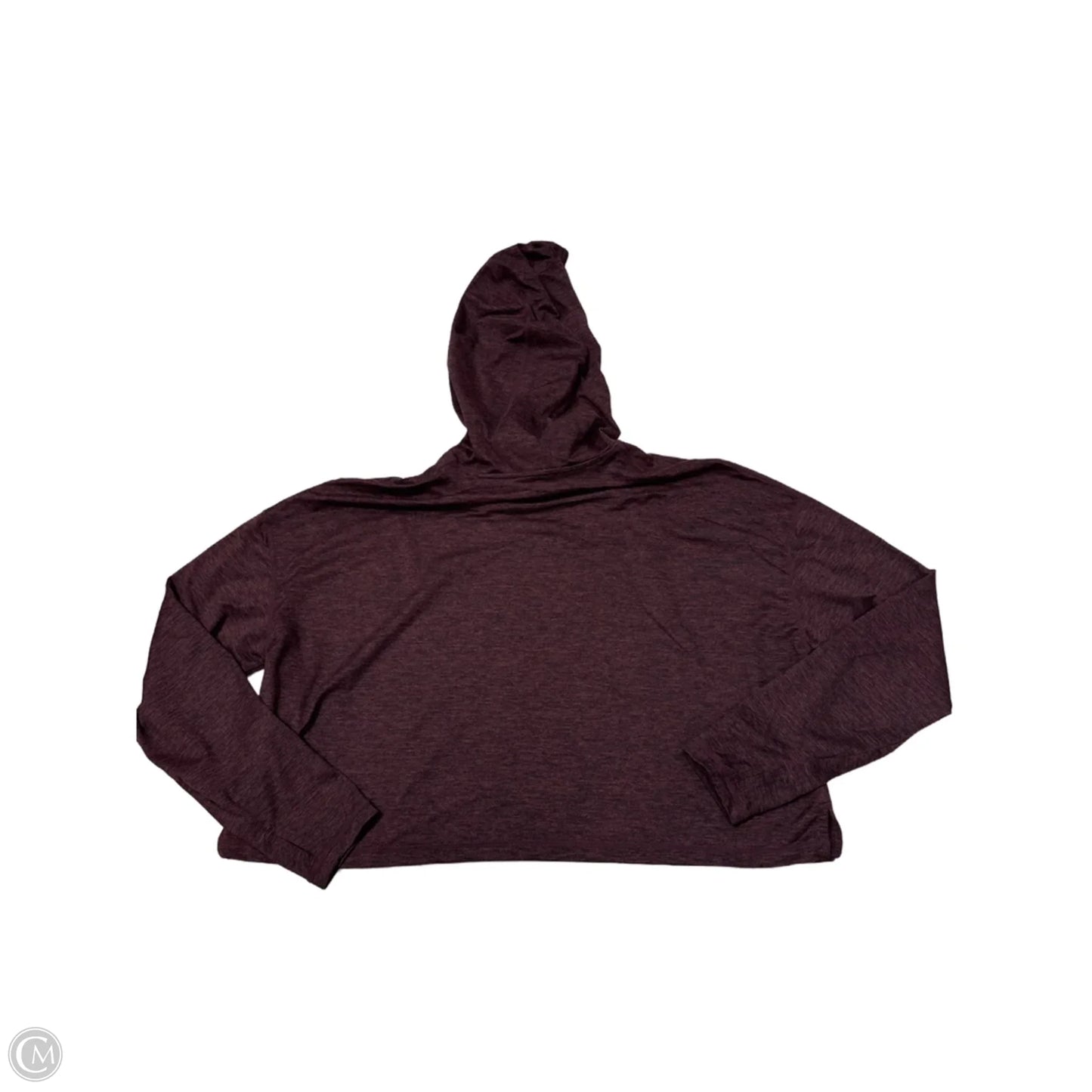 Athletic Top Long Sleeve Collar By Athleta In Purple, Size: S