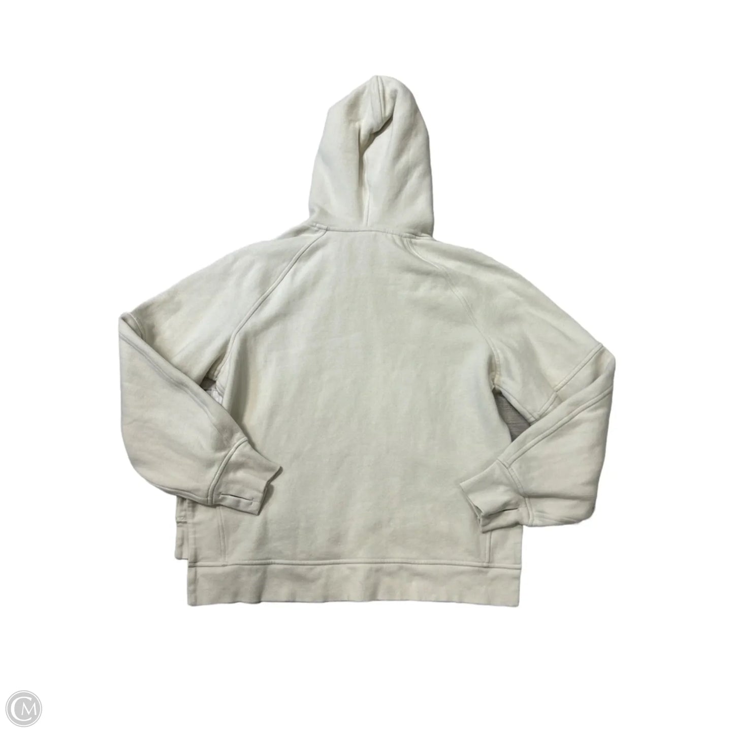 Sweatshirt Hoodie By Lululemon In Cream, Size: Xs