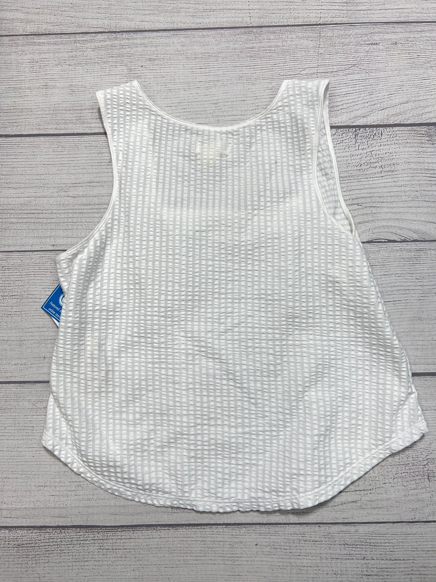 Top Sleeveless By Maeve In White, Size: Xl