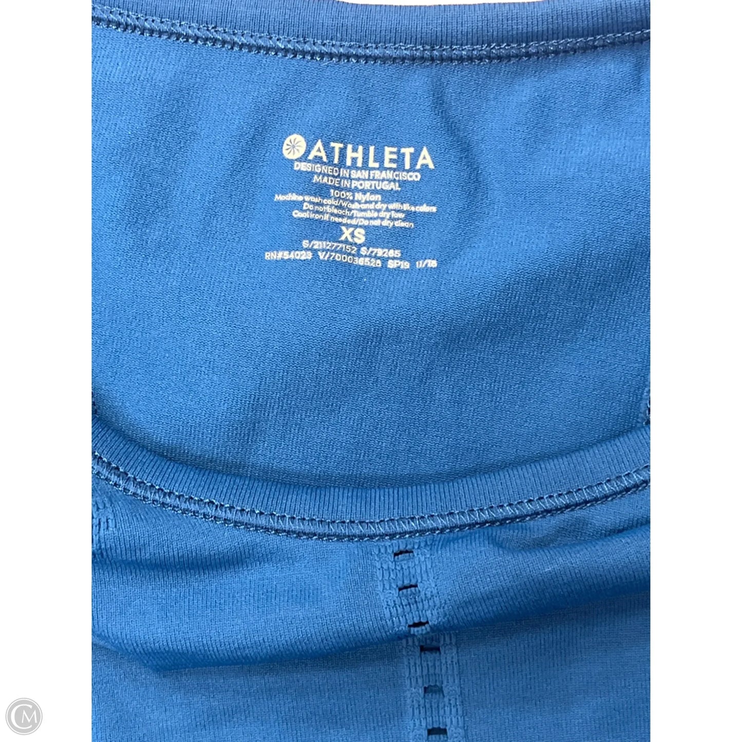 Athletic Tank Top By Athleta In Blue, Size: Xs