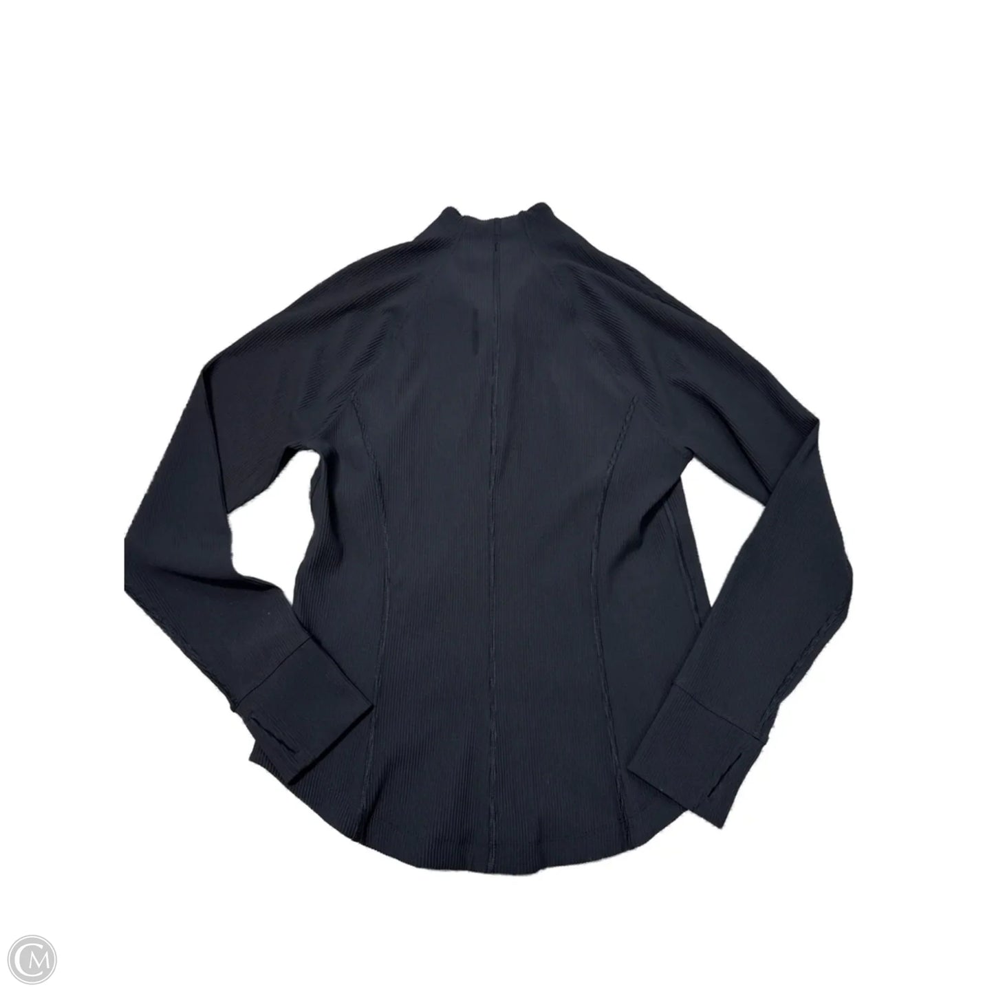 Athletic Jacket By Athleta In Black, Size: L