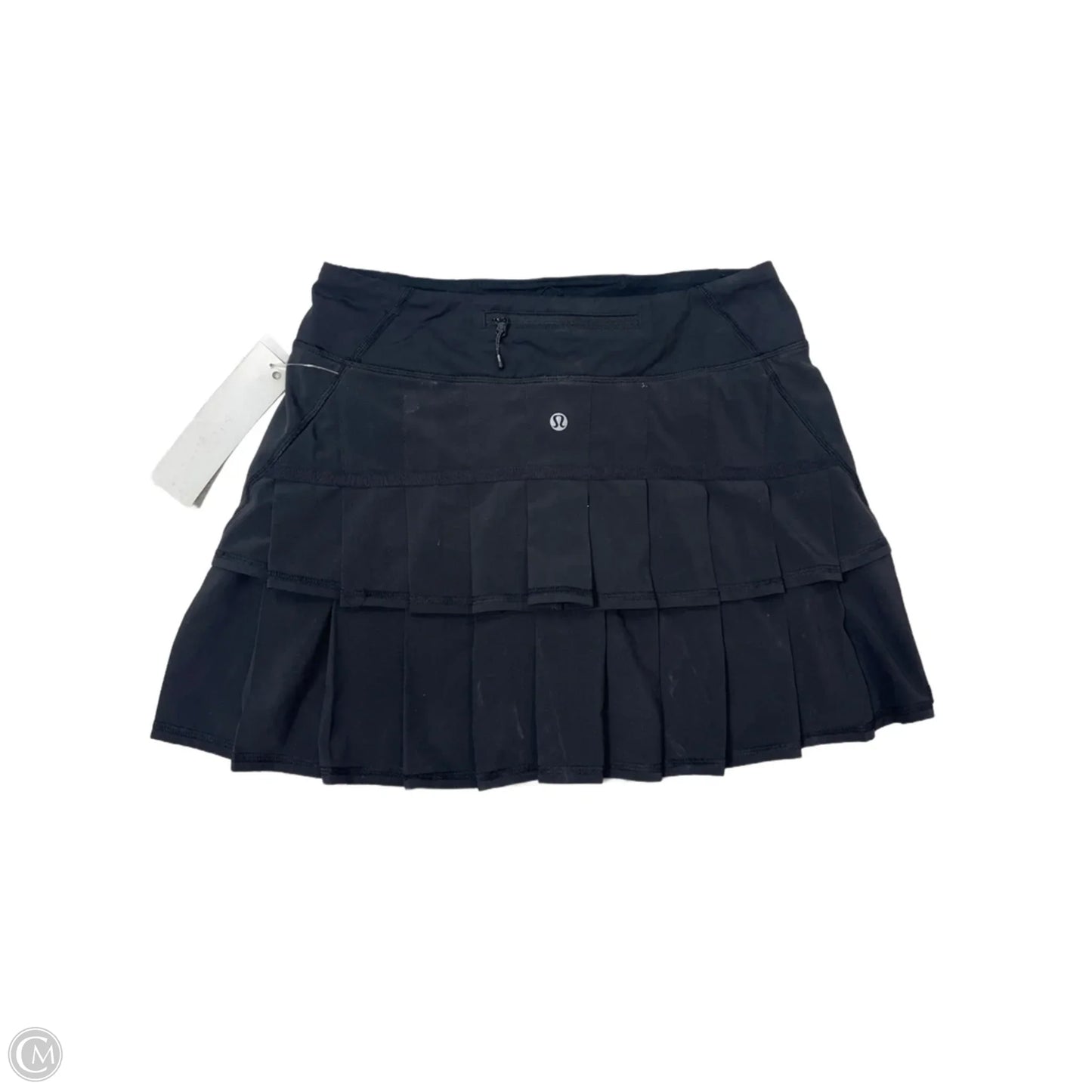 Athletic Skort By Lululemon In Black, Size: S