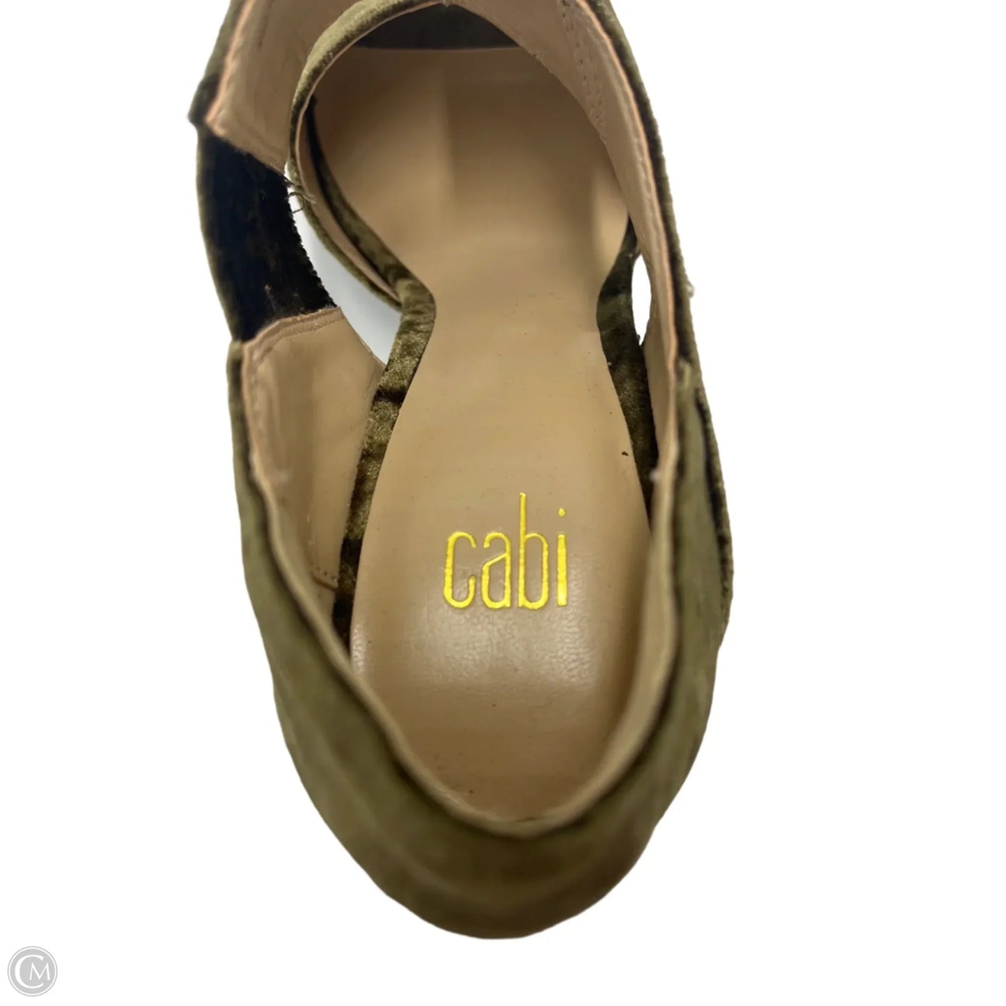 Shoes Heels Block By Cabi In Green, Size: 6