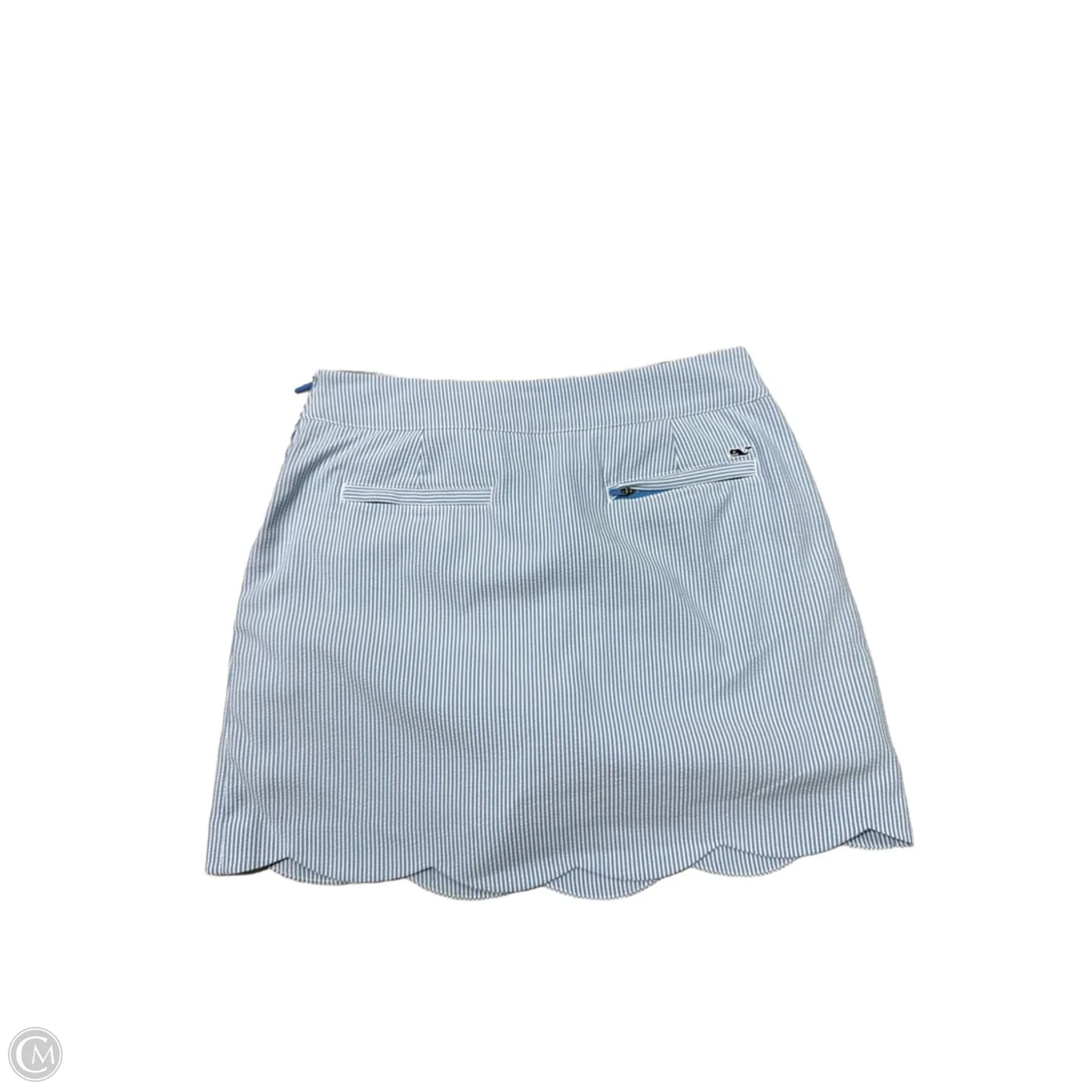 Athletic Skort By Vineyard Vines In Striped Pattern, Size: 8