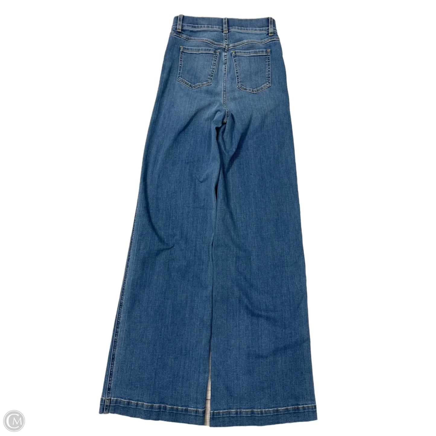 Jeans Wide Leg By Spanx In Blue, Size: Xs