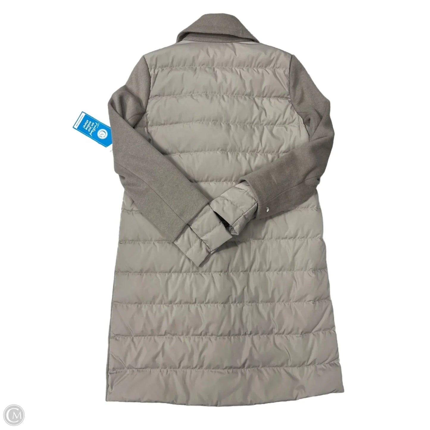 Coat Puffer / Peacoat By Calvin Klein In Taupe, Size: S
