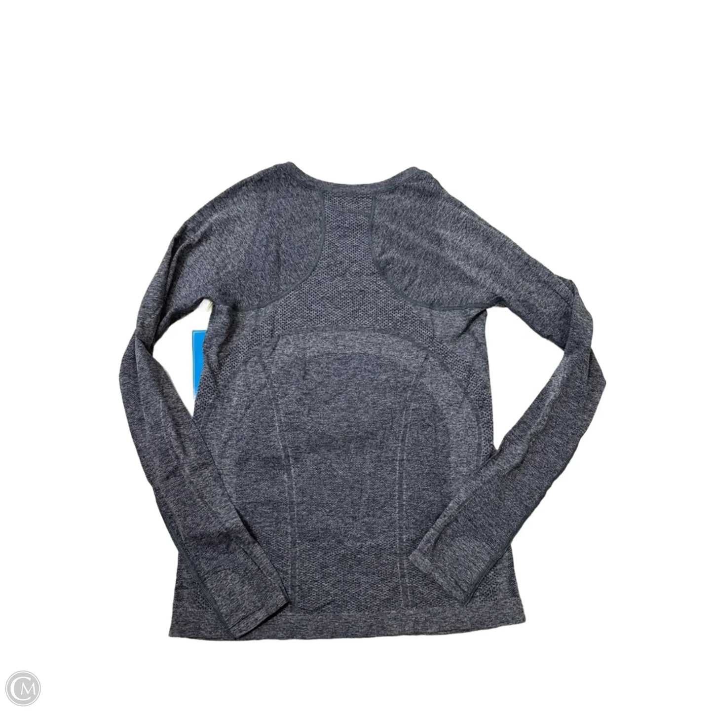 Athletic Top Long Sleeve Crewneck By Athleta In Grey, Size: M