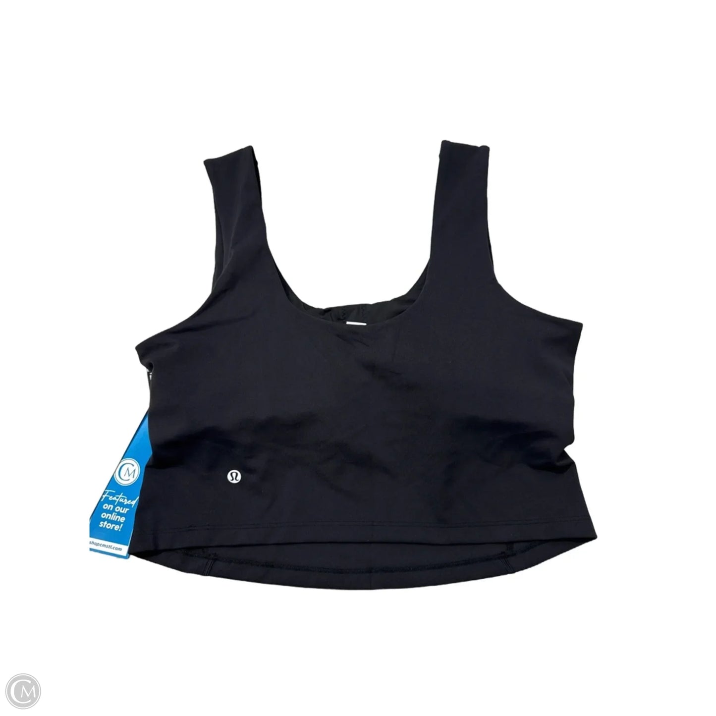 New! Wunder Train Athletic Bra By Lululemon In Black, Size: L