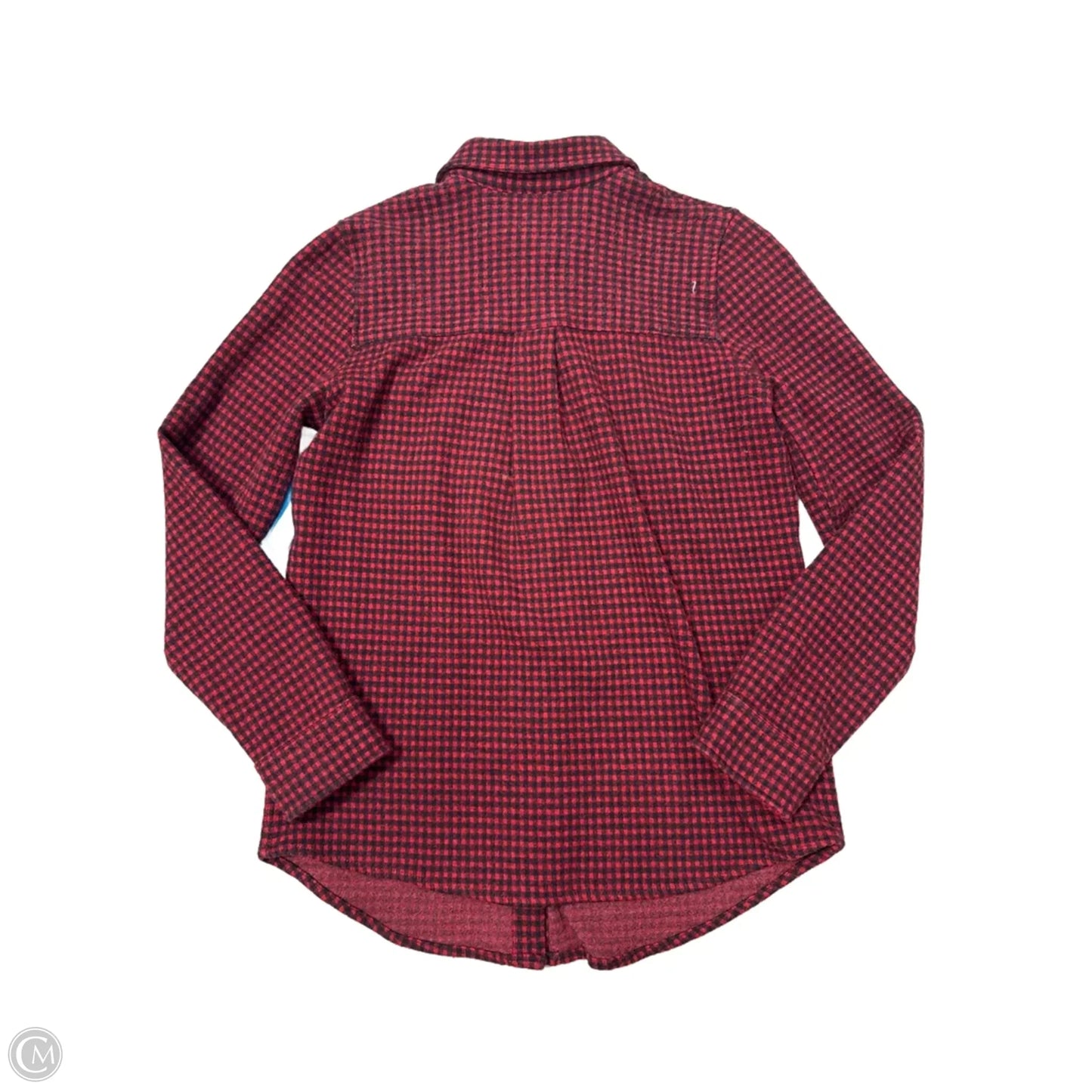 Top Long Sleeve By Faherty In Black & Red, Size: Xs