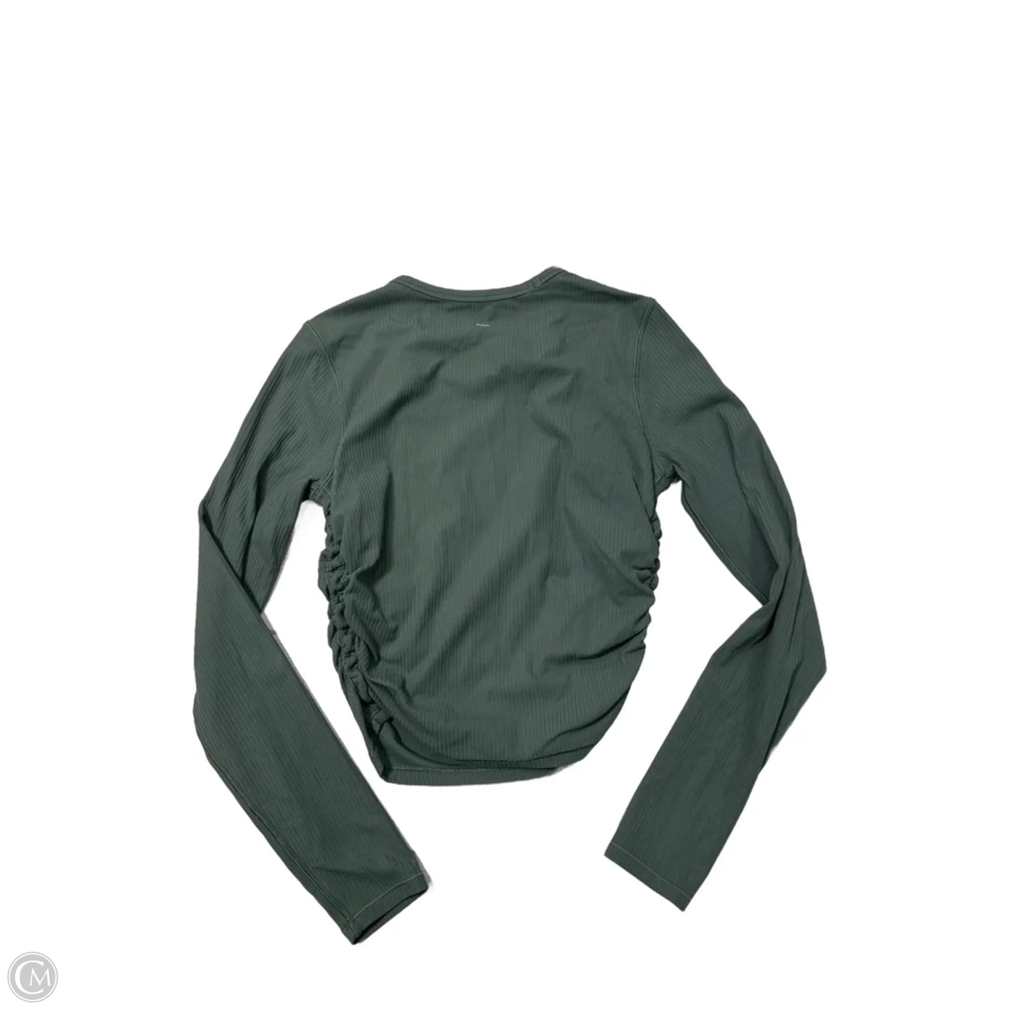 Athletic Top Long Sleeve Crewneck By Lululemon In Green, Size: Xs