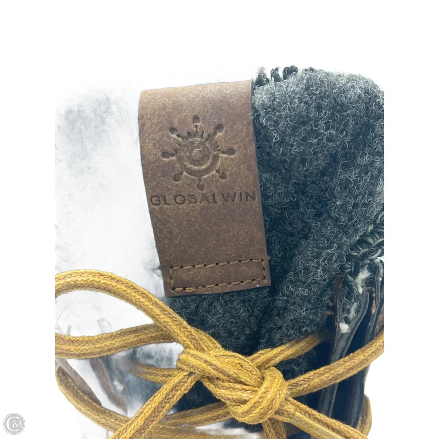 Boots Snow By Global Win In Brown & Grey, Size: 9