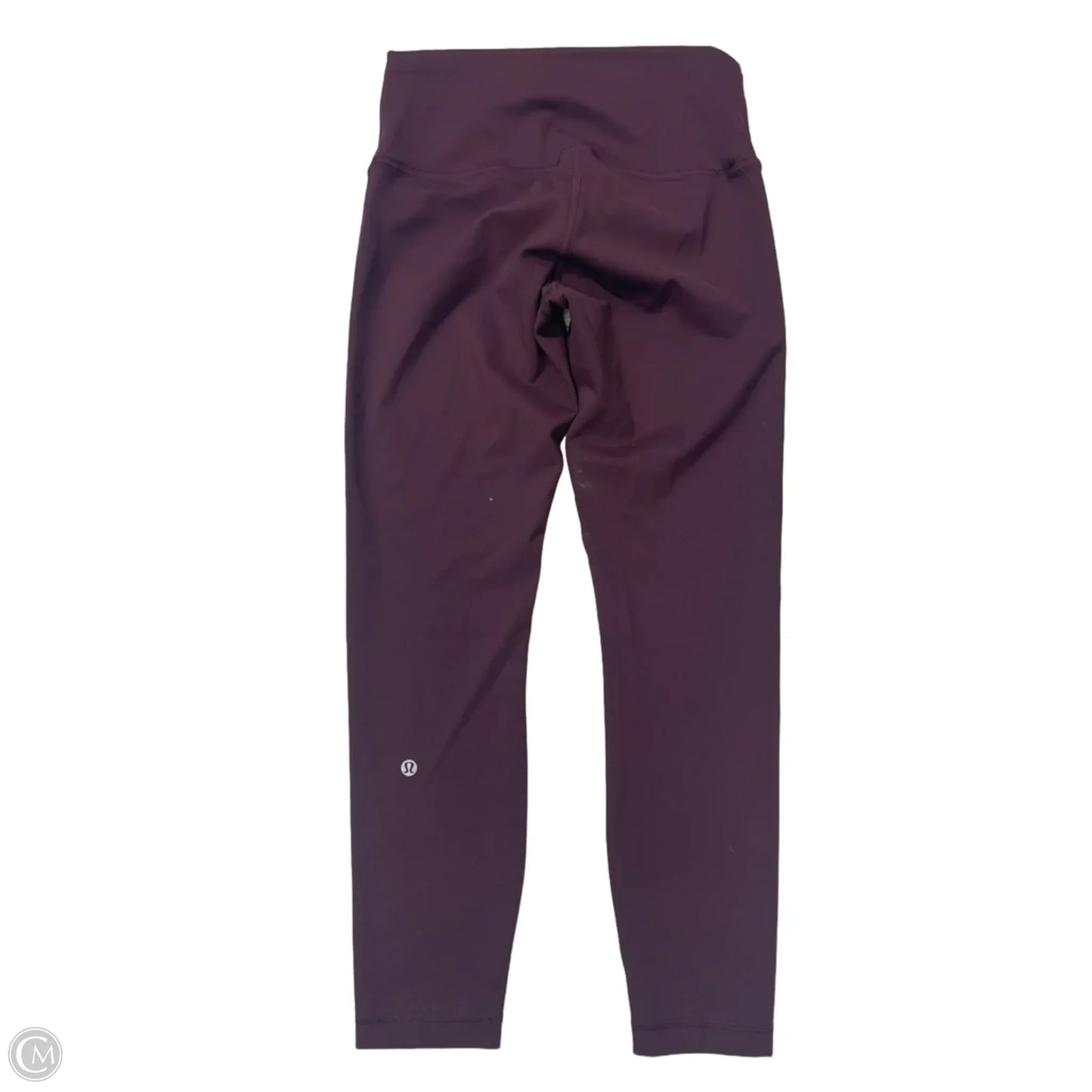 Athletic Leggings By Lululemon In Maroon, Size: M