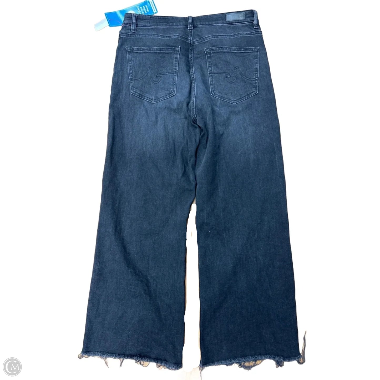 Jeans Cropped By Adriano Goldschmied In Black, Size: 8