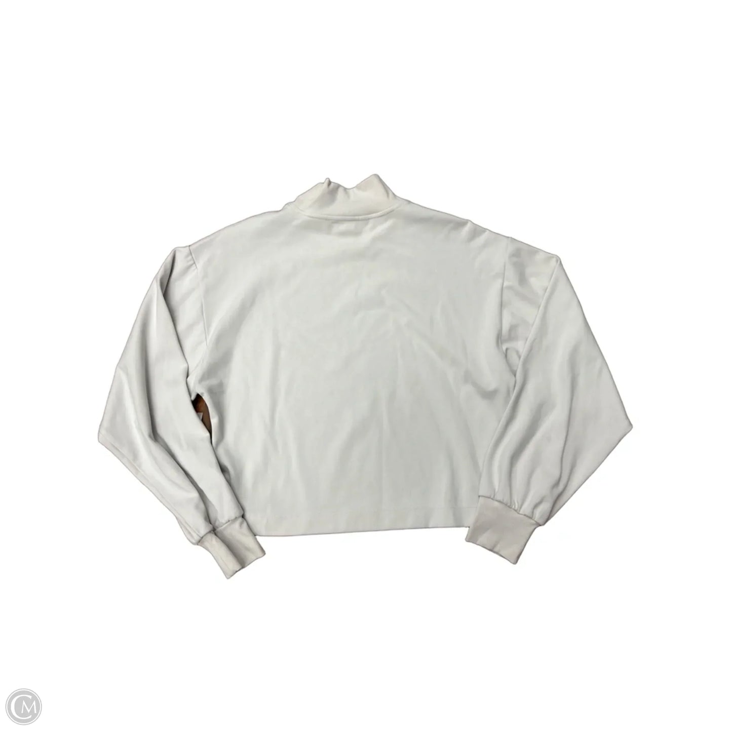 Athletic Sweatshirt Collar By Athleta In Brown & White, Size: S
