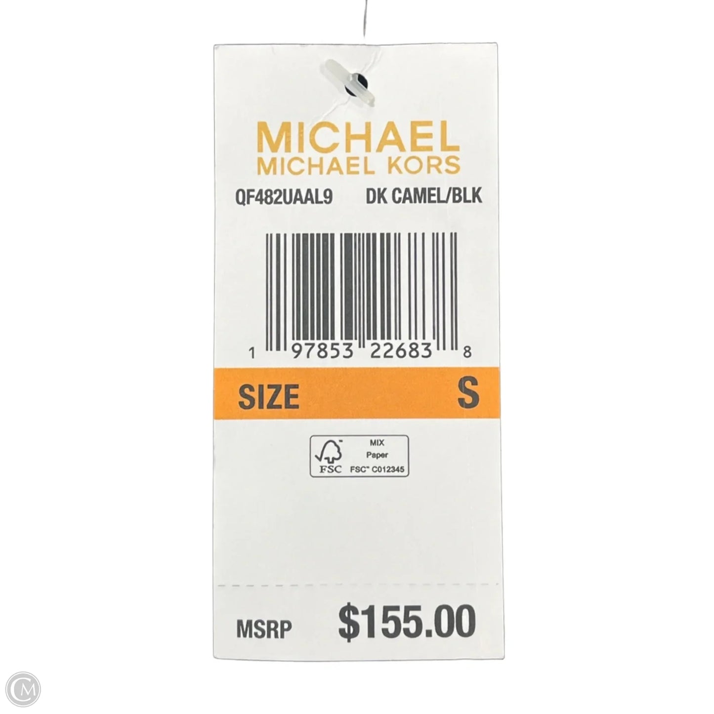 Dress Designer By Michael Kors In Black & Brown, Size: S