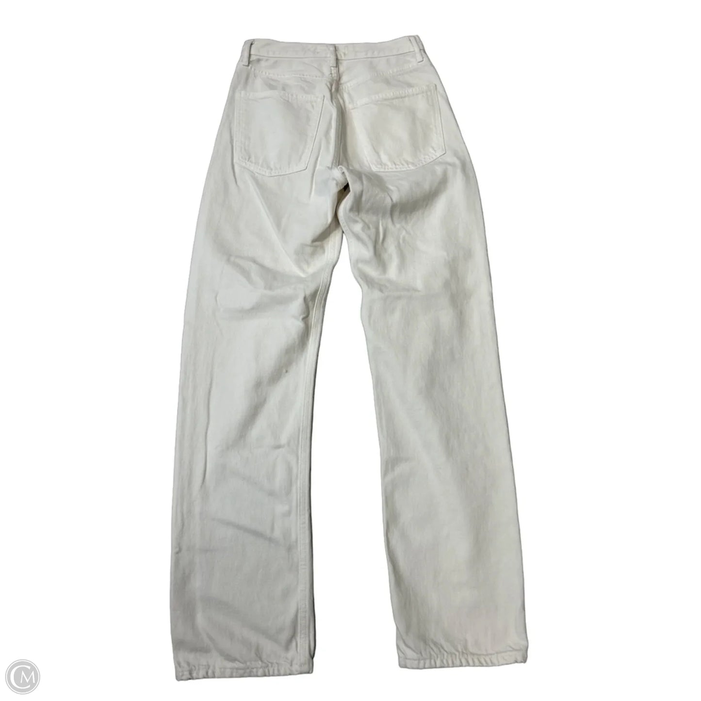 Jeans Straight By Agolde In White, Size: 0