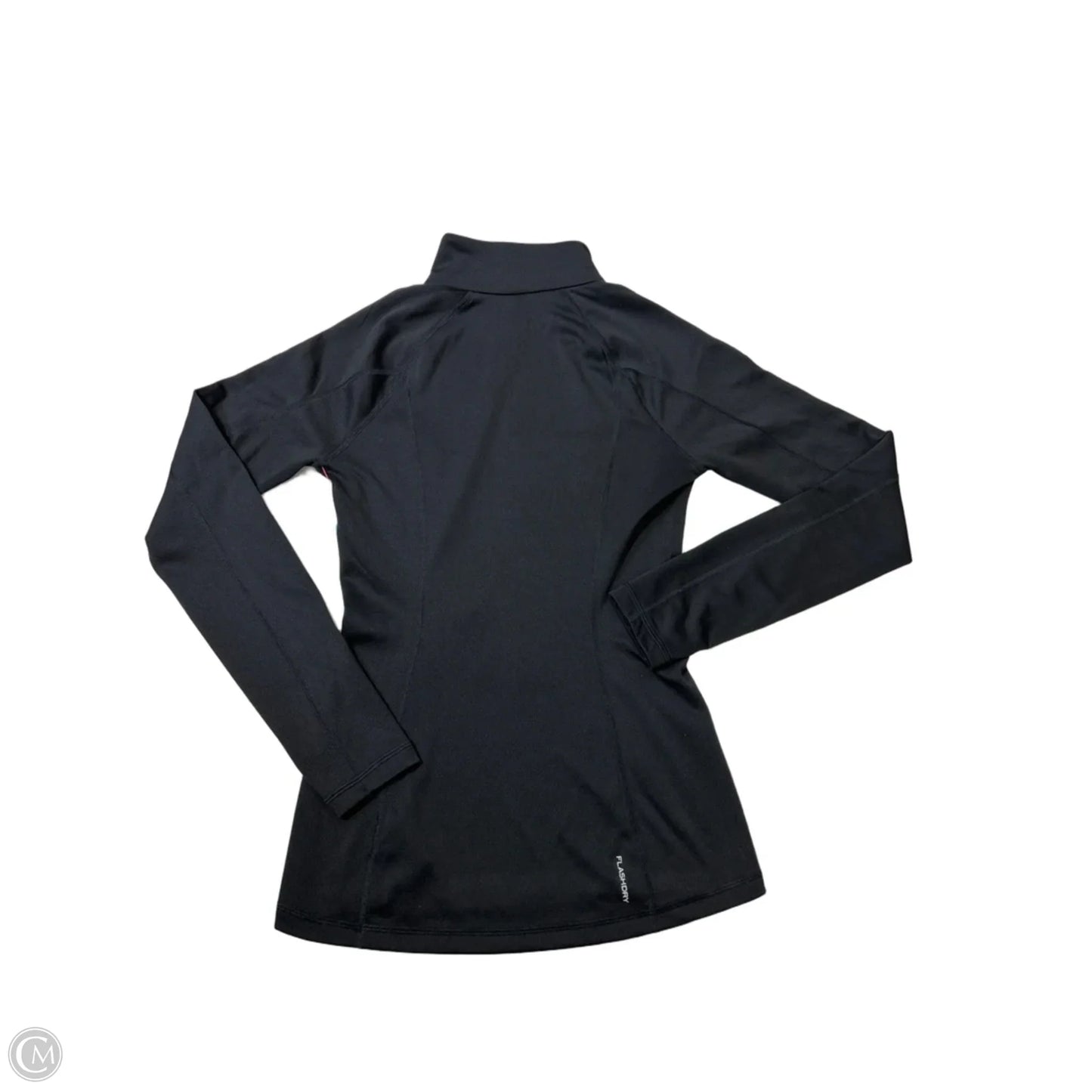 Athletic Top Long Sleeve Collar By The North Face In Black, Size: Xs