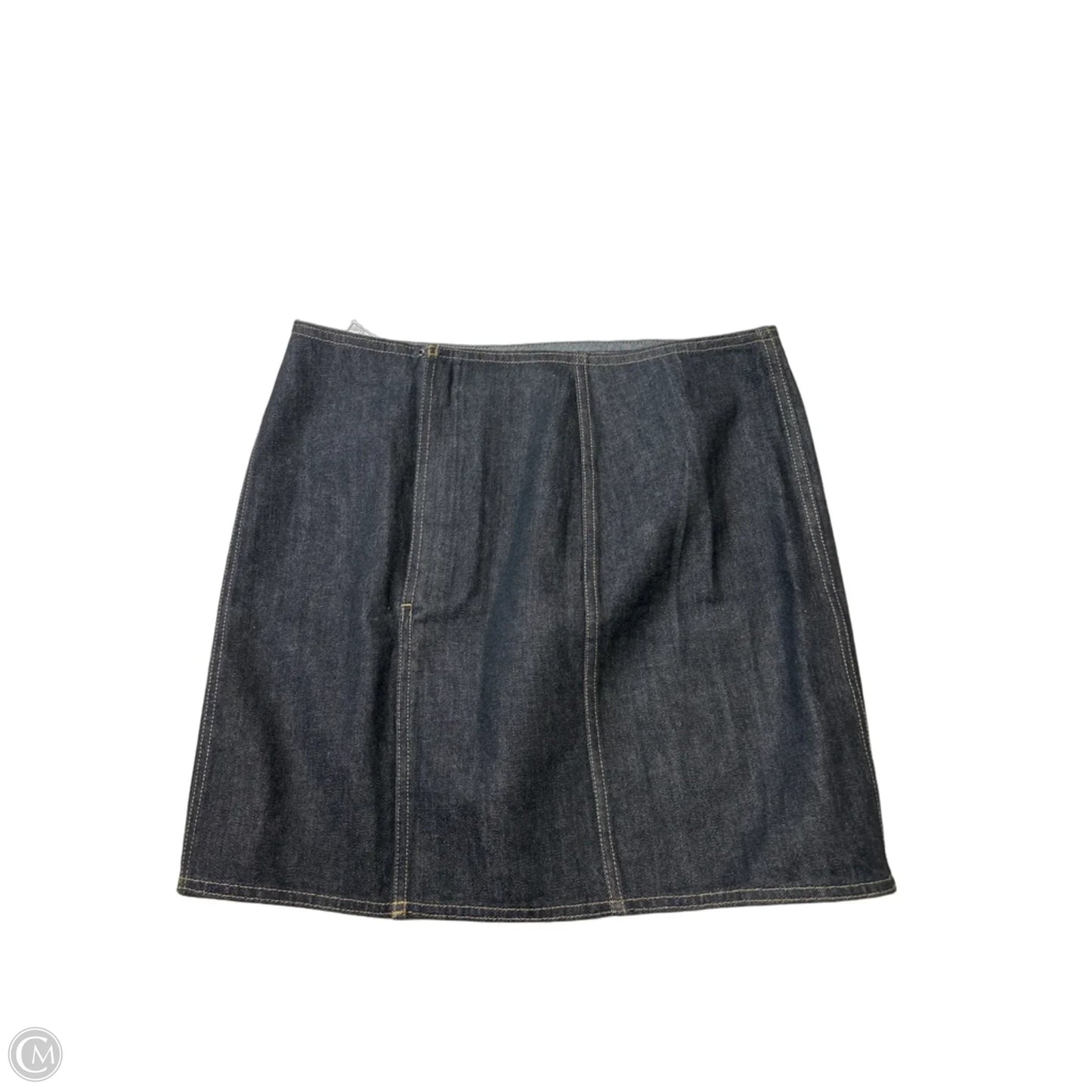 Skirt Mini & Short By Banana Republic In Black Denim, Size: 6